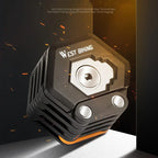 Foldable West Biking urban bike lock, anti-theft compact design, black and silver.