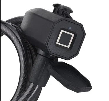 Smart fingerprint bike lock for urban micro-mobility security by TrekGlow