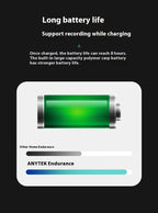 Graphic showing long battery life comparison with green battery icon and endurance bars, TrekGlow urban micro-mobility gear.